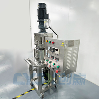 Ligne de Production Complète d'Échelle Réduite pour Détergent Liquide CYJX 100L Usine, Mélangeur de Savon Liquide, Machine de Fabrication de Shampoing pour Cheveux en Sachet