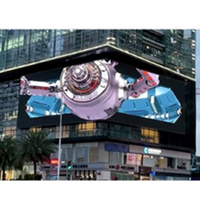 P5 personnalisé oeil nu 3D LED anamorphique panneau d'affichage mur enseigne signes Pantallas