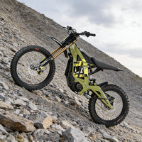 Vélo électrique tout-terrain Surron Light Bee avec freins à disque hydrauliques, fourche avant dorée, motocross électrique pour adultes, sports de montagne