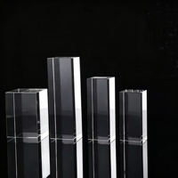 Cube en cristal K9 personnalisé HBL, bloc de cristal pour gravure laser 3D, presse-papiers en cristal vierge pour cadeaux d'affaires