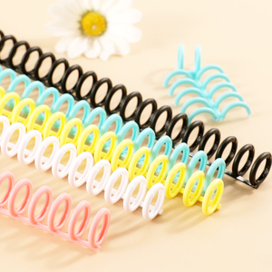 Tự làm nhựa ràng buộc Dải lỏng lẻo lá xoắn ốc vòng o Máy tính xách tay xoắn ốc ràng buộc cuộn dây lỏng lẻo lá ràng buộc Vòng - Product Image 4