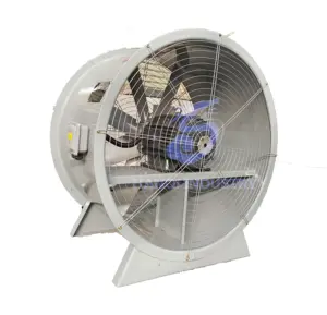 Equipo de ventilación industrial a prueba de explosiones de bajo ruido y alto volumen de aire Serie T35 Ventilador de flujo axial industrial