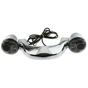 Soporte de luz LED trasera para motocicleta Harley Street Glide Road Glide, conjunto de luz trasera con lente ahumada ámbar - Product Image 1