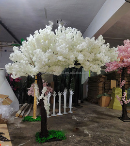 2m 3m 4m Grand arbre en plastique japonais à fleurs d'ivoire Sakura fleur de <span class=keywords><strong>cerisier</strong></span> artificielle arbre <span class=keywords><strong>rose</strong></span> artificiel Faux arbre pour l'extérieur - Product Image 4