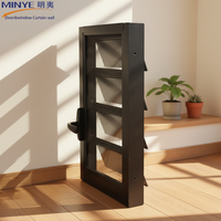 Fenêtre à persiennes en verre fixe moderne, fenêtre de ventilation en alliage d'aluminium résistant aux UV avec design de lames hautement transparentes