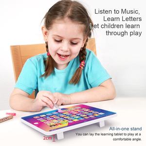 Tapis d'apprentissage de l'alphabet russe multifonction pour enfants, tablette à écran tactile, jouet, machine d'apprentissage avec lumière et musique - Product Image 3