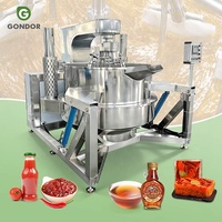Machine industrielle de cuisson de confiture, de caramel et de fruits, électrique, à agitation planétaire, sous vide, avec mélangeur, pour sauces, biryani et préparations en pot/bouilloire