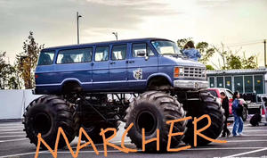 Pneu de camion monstre de marque Marcher 66x43.00-25 pour les États-Unis avec une couleur différente, approvisionnement direct d'usine - Product Image 4