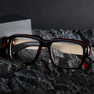 Lunettes de soleil carrées pour homme ZS-98321-B, monture noire, verres PC, protection UV400, style outdoor - Product Image 4