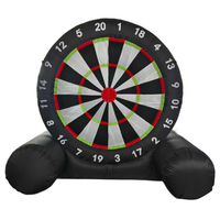 Cible de football gonflable commerciale avec balles collantes et souffleur pour événements sportifs et entraînements