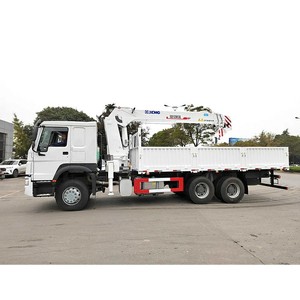 รถบรรทุก SINOTRUK HOWO 10 ตัน พร้อมเครน ขับเคลื่อนซ้าย/ขวา 6x4 รถเครนติดตั้งบนรถบรรทุก เครื่องยนต์ดีเซลใหม่ เกียร์ธรรมดา สำหรับขาย - Product Image 2