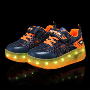 Patines con Ruedas para Niños y Niñas, Ajustables, con Luces LED Intermitentes, Dos Ruedas, Carga USB - Product Image 4