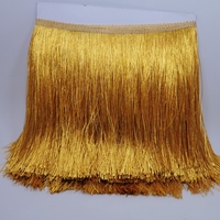 Vente en gros de franges en polyester brillant de 8 pouces (20 cm) pour robe