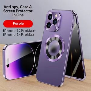 Funda Magnética para Teléfono 15 Pro Max, <span class=keywords><strong>Original</strong></span>, <span class=keywords><strong>de</strong></span> Doble Cara, con Cristal Electrochapado, sin Etiqueta Metálica - Product Image 4