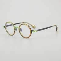 Lunettes de vue en titane IP de qualité supérieure pour femmes, monture légère à bordure complète, verres optiques compatibles avec les verres correcteurs MW002