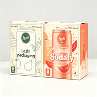 Caja de Cartón Corrugado Resistente, Totalmente Personalizable, con Impresión UV, Práctica para Envasado de Bebidas y Envoltura de Regalos