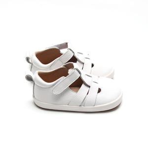 Babyhappy européen américain été sandales garçons nouveau bambin creux arc conception boucle sangle en cuir véritable supérieur Gel de silice - Product Image 5