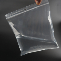 Sac refermable transparent durable avec trou de suspension pour présentation en magasin (personnalisable)
