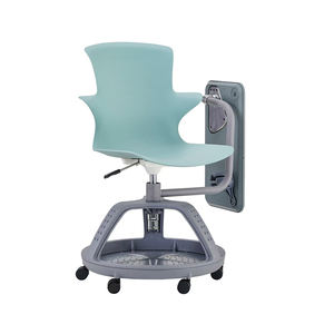 Chaise d'école moderne pliable et confortable à hauteur réglable avec tableau d'écriture, en plastique durable, prix d'usine - Product Image 4