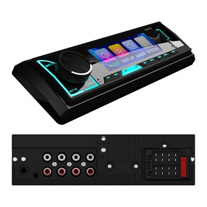 Autoradio DSP MP3 1DIN <span class=keywords><strong>Bluetooth</strong></span> 6.0 Mains Libres RDS FM AM 8 RCA 7 Canaux Égaliseur 31 Bandes Retard Phase Alignement Temporel USB AUX - Product Image 1