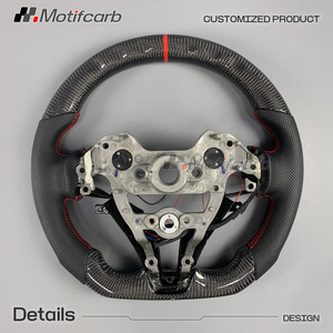 Volante Deportivo Personalizado de Fibra de Carbono de 3 Radios con LED Inteligente de RPM para I30N I20N Elantra N-line Fastback 2018-2026 - Product Image 5