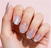 Gel pailleté argenté nacré personnalisé avec logo, 5g, pour cheveux, corps et ongles, maquillage artistique, holographique, non toxique, longue durée, facile à appliquer