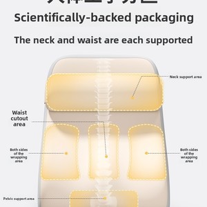 Jiyimei Multifunctional Memory Foam Headrest Pillow <strong>for</strong> <strong>Bed</strong> Reading Neck Waist Support Semi-Reclining Multi-Purpose <strong>Backrest</strong> - Product Image 4