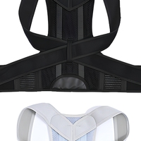 Ceinture de Correction Posturale Ajustable pour Adultes, Respirante, Durable et Portable, avec Soutien pour Soulager la Douleur du Dos et des Épaules
