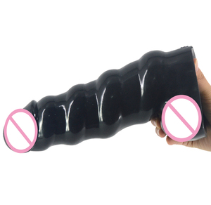 10 ''Spielzeug Sex Adult Realistisch Dicker Dildo FAAK Dong Hot Sale Sex Shop Erotisches Spielzeug Gerippter <span class=keywords><strong>Anal</strong></span> Plug Riesiger Dildo - Product Image 6