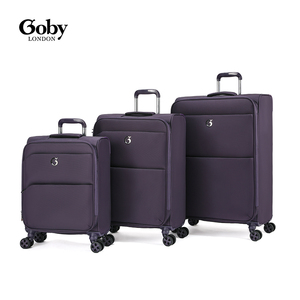Set di <span class=keywords><strong>Valigie</strong></span> Goby London <span class=keywords><strong>in</strong></span> <span class=keywords><strong>Tessuto</strong></span> Leggero, 20 24 28 Pollici, Grande Capacità, Serratura TSA, 4 Ruote Silenziose Girevoli - Product Image 5