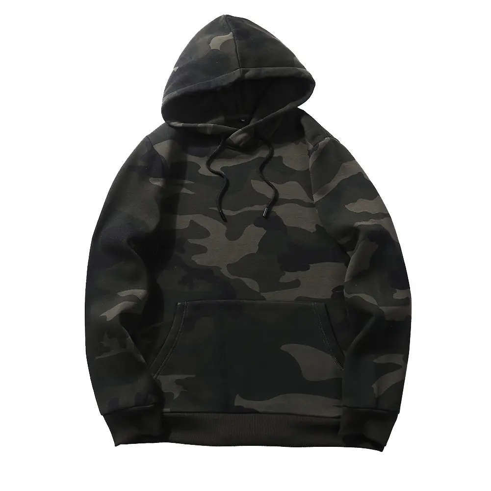 Fitspi Sweater Men's National Fashion Hooded Coat Autumn Winter Camouflage Clothing Sports Loose Casual Plus Size Top