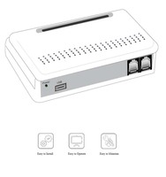 Enregistreur d'appels téléphoniques USB analogique PSTN 4 ports-Enregistreur vocal USB 4 canaux pour ligne fixe