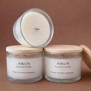 Scented <b>Candle</b> Soy Wax Aromatherapy Jar <b>Candle</b> for Home Spa Bedroom Relaxing Gift Wholesale OEM Factory Supply - Product Image 3