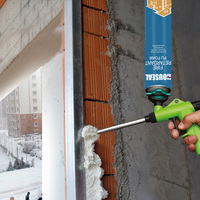 Mousse polyuréthane blanche ignifuge B1 à facteur d'isolation supérieur pour portes, fenêtres, menuiserie et construction