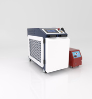 Soudeuse laser à fibre portative 1,5 kW Machine de soudage laser à fibre métallique Machine de soudage laser à fibre Qilin à double tête oscillante