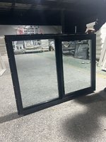 Ventanas de vidrio personalizadas de fábrica Ventana deslizante horizontal de aluminio Rotura térmica Ventana deslizante de aluminio Diseño moderno para el hogar