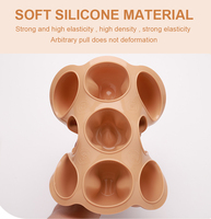 Ensemble de contenants de conservation pour aliments pour bébés en silicone et verre, design cartoon, écologiques, résistants au congélateur, avec couvercle à clip pour lait maternel