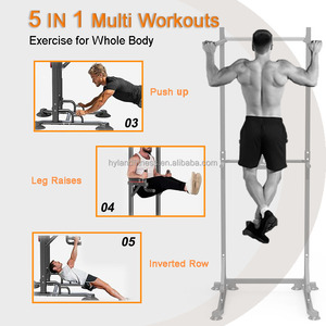 Hyland 2026 Home Gym: Attrezzatura per Allenamento di Forza con Altezza Regolabile, Power Tower con Dip Station e Barra per Trazioni - Product Image 4