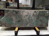 Dalles et carreaux en granit vert amazonite poli pour pierre de granit turquoise