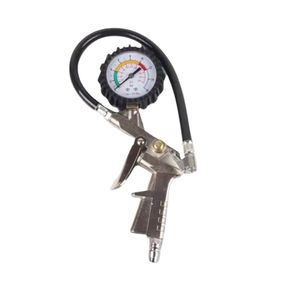 Wzauto Draagbaar Gereedschap Bandenspanningsmeter Auto Bandenspanningsmeter Vullen Luchtpistool Met Zware Rubberen Slang - Product Image 4