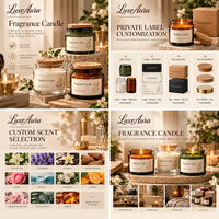 Ensemble de bougies parfumées, bougies d'aromathérapie, boîte cadeau pour la chambre à coucher, le bureau, la décoration de la maison
