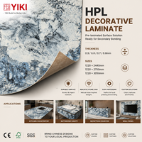 Panneau stratifié HPL haute pression pour plan de travail de cuisine, meuble-lavabo de salle de bain et surface de comptoir de réception