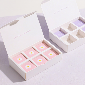 Bán buôn bao bì thực phẩm hộp biểu tượng tùy chỉnh bưu phẩm vận chuyển hộp cho Cookie bánh Macarons Hộp quà tặng và túi giấy - Product Image 6