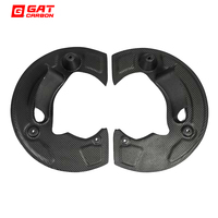 Plaque de protection de conduit d'air de refroidissement des freins avant en fibre de carbone sèche pour BMW G87 M2 G80 G81 M3 G82 M4