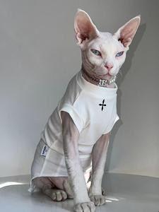Devins High-End <span class=keywords><strong>Sin</strong></span> mangas Poliéster Gato y perro Ropa <span class=keywords><strong>para</strong></span> mascotas Patrón sólido Todas las estaciones Gato Sphynx <span class=keywords><strong>sin</strong></span> <span class=keywords><strong>pelo</strong></span> - Product Image 6