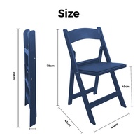 Chaises de jardin Wimbledon en plastique pliables en gros de haute qualité en plusieurs couleurs pour les mariages et les événements en plein air