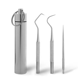 Kit de Herramientas de Limpieza Dental de Acero Inoxidable, Kit de Escalador Duradero, Palillo de Dientes, Kit de Limpieza Bucal para Uso Doméstico - Product Image 4