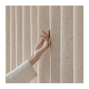 Rideau occultant en chenille jacquard à motifs français, nouveau style 2026, pour salon d'hiver, chambre haut de gamme, chambre rose, style chinois pour <span class=keywords><strong>baie</strong></span> <span class=keywords><strong>vitrée</strong></span> - Product Image 4