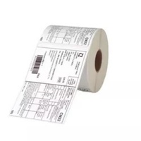 Etiquetas Adhesivas Térmicas de Plástico de 4x6 Pulgadas (100x150mm) en Rollos para Envío, Uso en Supermercados y Tiendas de Comestibles, Resistentes al Agua y al Aceite