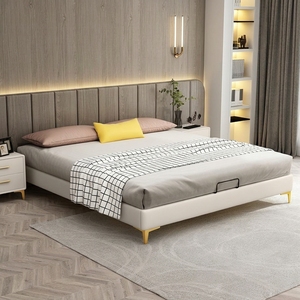 <span class=keywords><strong>Lit</strong></span> Tatami Japonais Extra-Large 200x200 pour Hôtels et Villas : Tête de <span class=keywords><strong>Lit</strong></span>, <span class=keywords><strong>Cadre</strong></span> de Meuble d'Hôtel Moderne, Meubles de Chambre à Coucher - Product Image 2